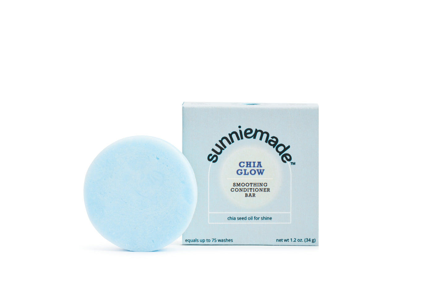 Chia Glow Smoothing Conditioner Bar with Chia Seed Oil