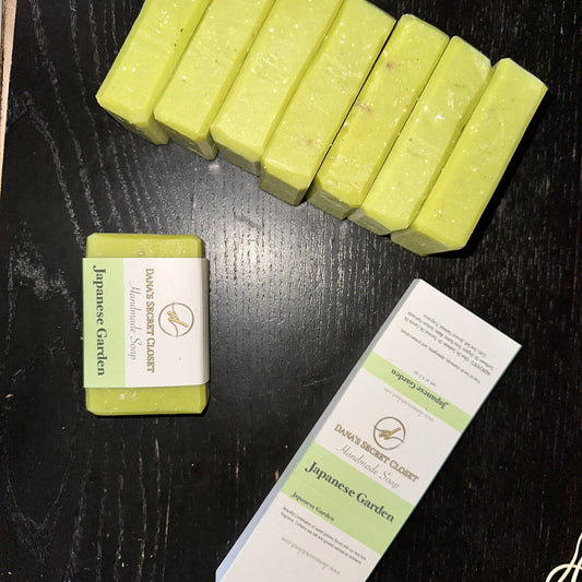 Japanese Garden Lime Fragrance Exfoliating Soap Bar