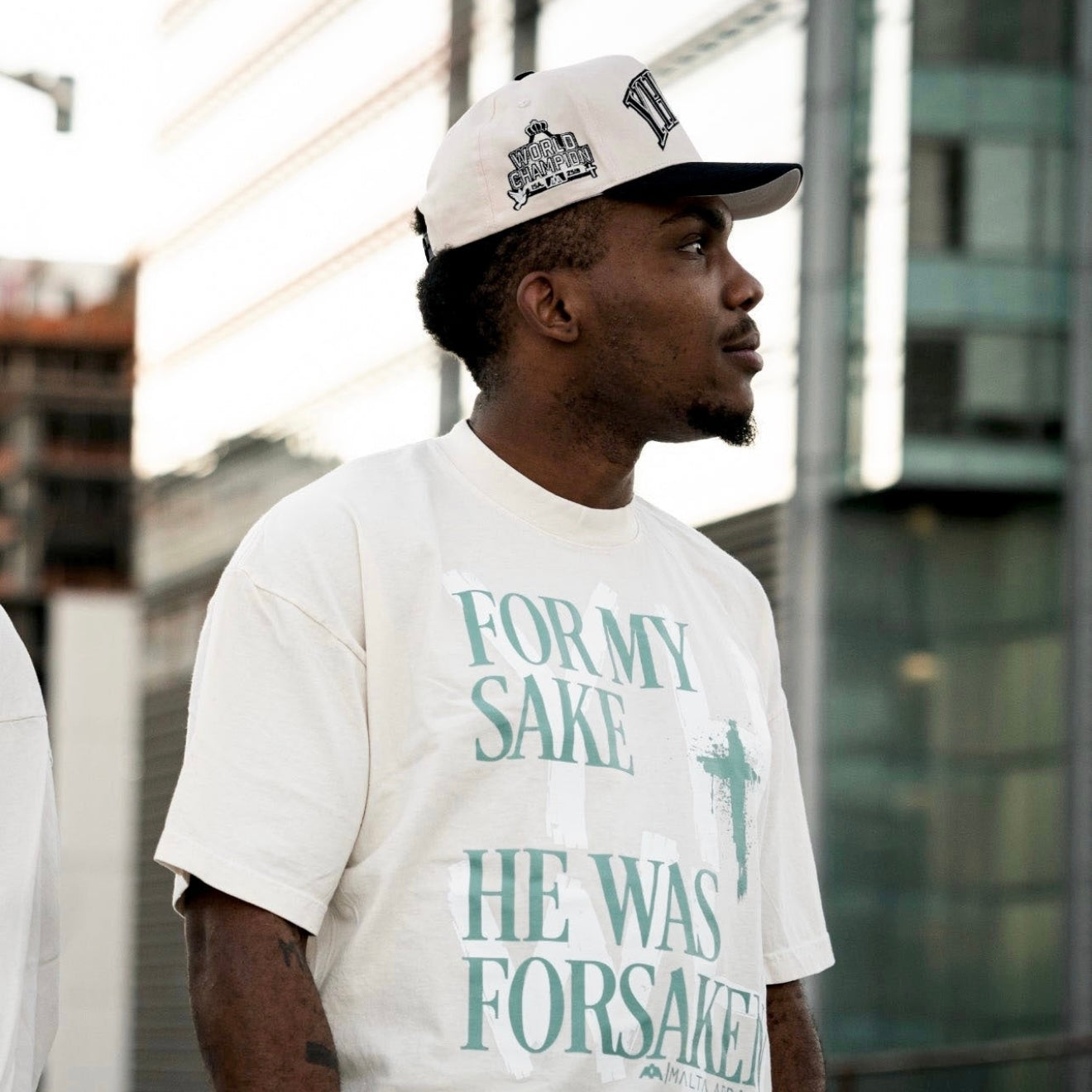 [PRE-ORDER - SHIPS AUGUST 15TH] ‘YHWH’ Structured SnapBack - Cream/Black