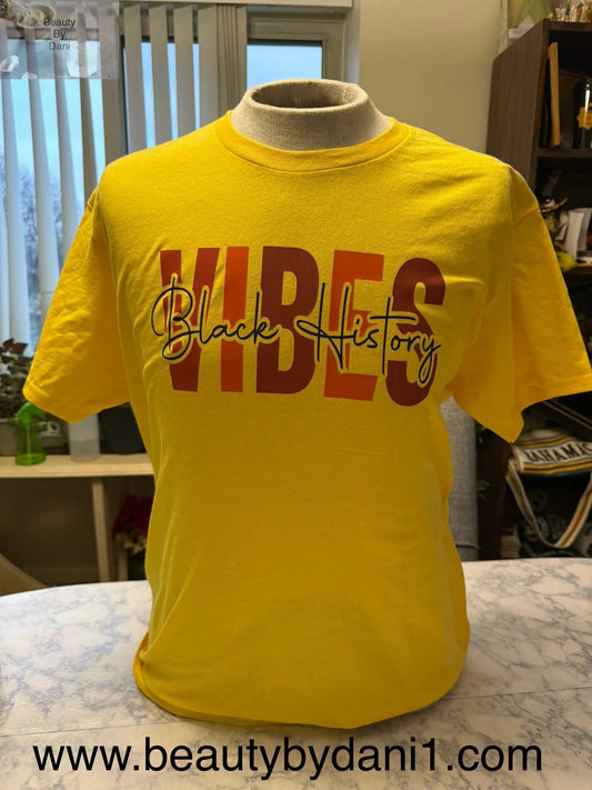 Black History Vibes Classic Crew Neck T-Shirt
