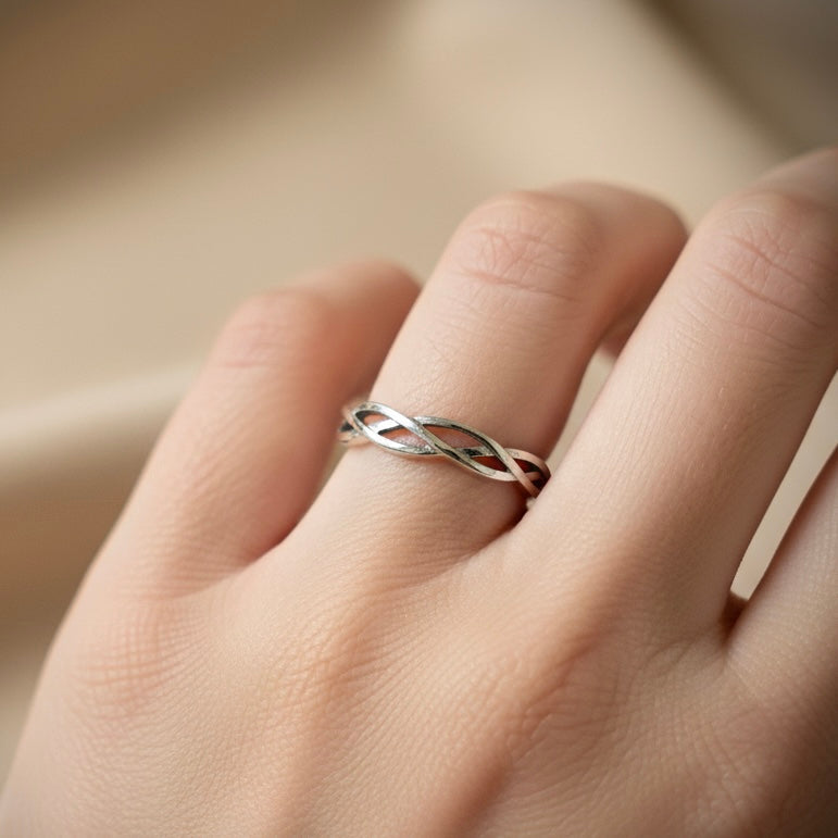 Sterling Silver Star-Cut Zircon Engagement Ring Amtikiss Casuals