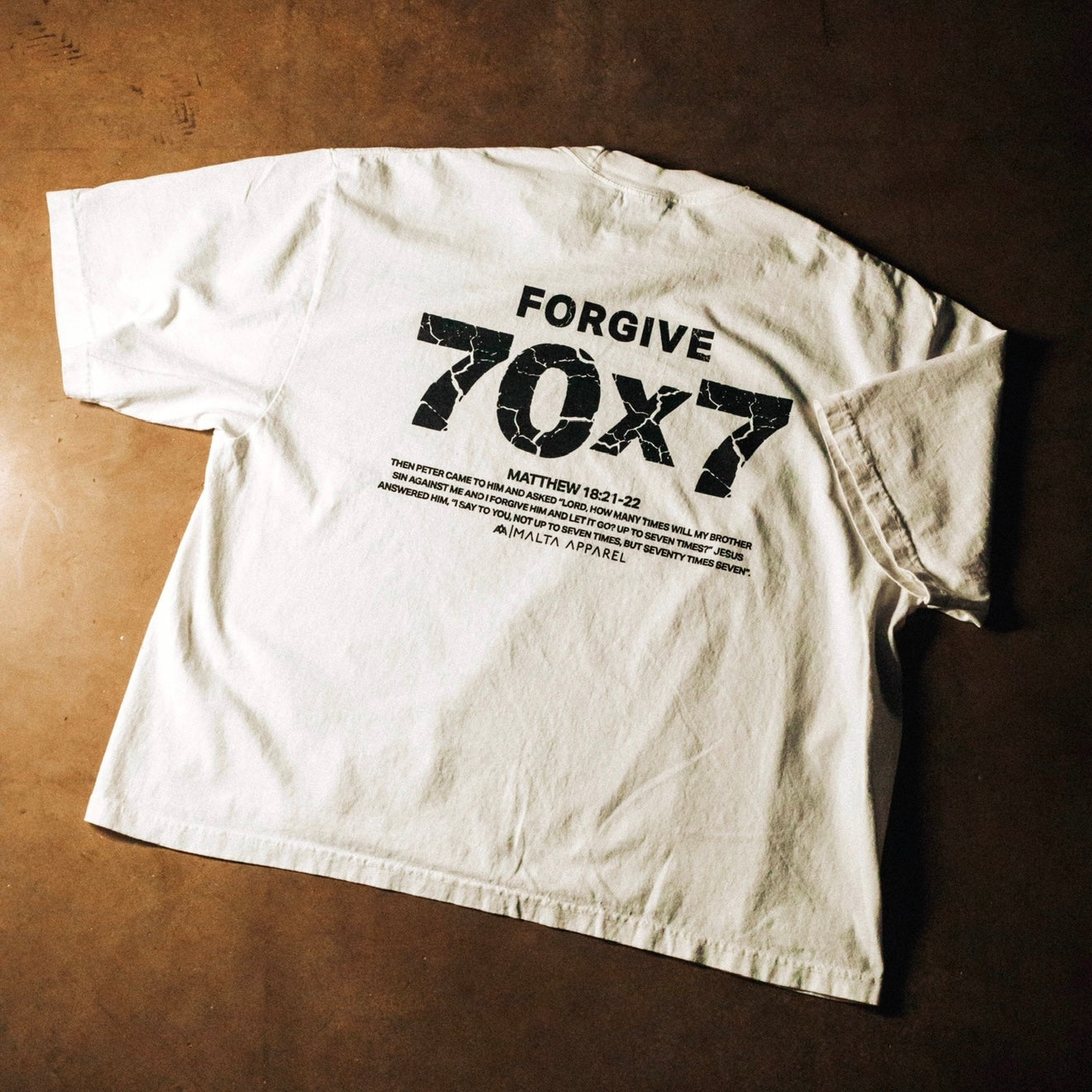 [PRE-ORDER - SHIPS AUGUST 18TH] 70x7 Drop Shoulder Tee (Super Oversized) - White
