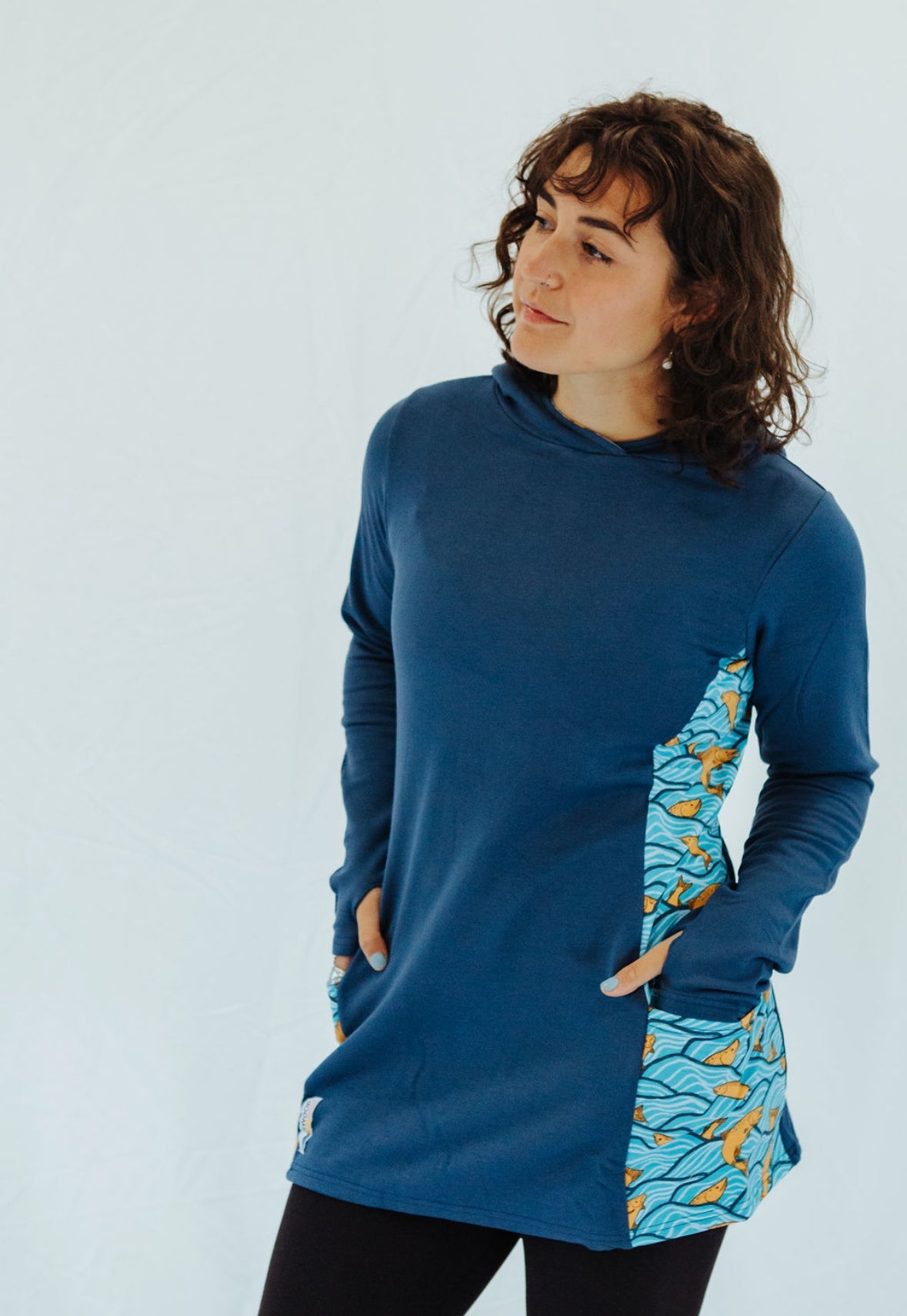 Seaside Blue Fish Tunic