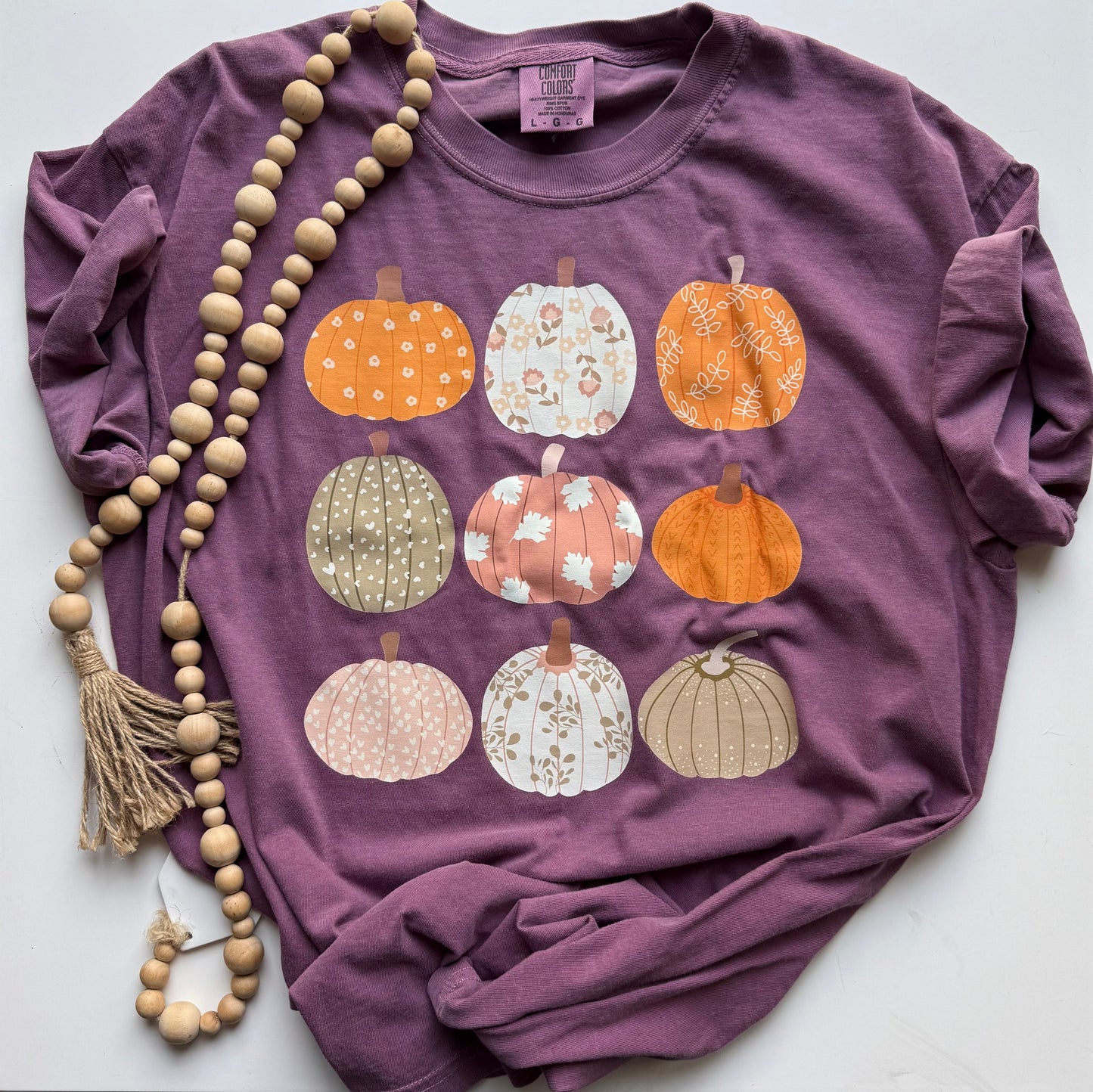 Pumpkin Patch Graphic T Shirt Cozy Fall Tee Comfort Colors Jerzees