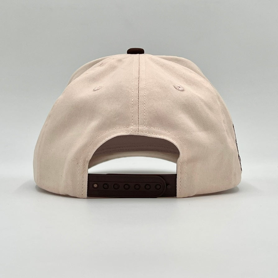 [PRE-ORDER - SHIPS AUGUST 15TH] ‘YHWH’ Structured SnapBack - Cream/Brown