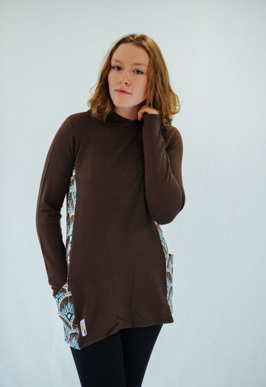 Serenity Brown Tunic