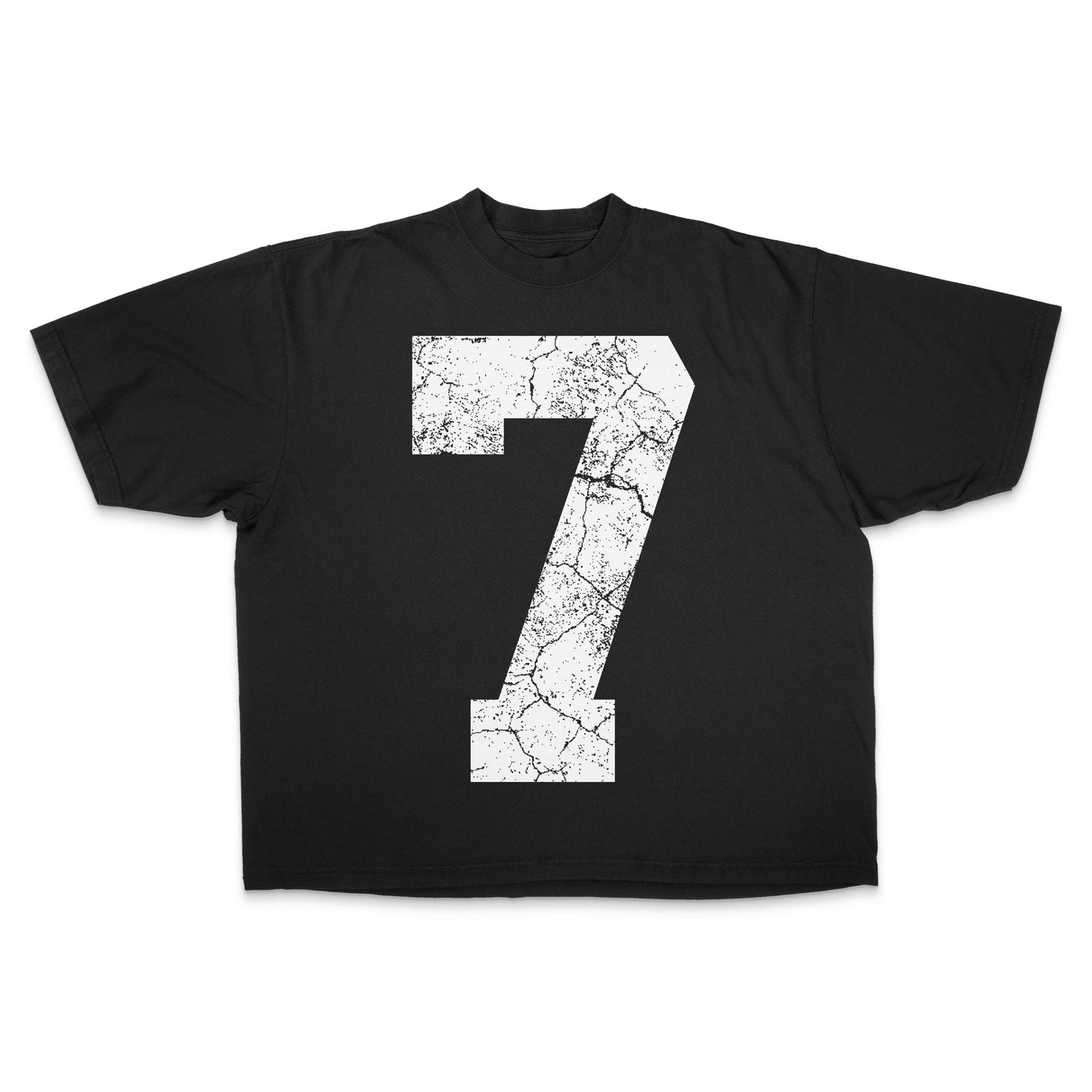 [PRE-ORDER - SHIPS AUGUST 13TH] 70x7 Drop Shoulder Tee (Super Oversized) - Black