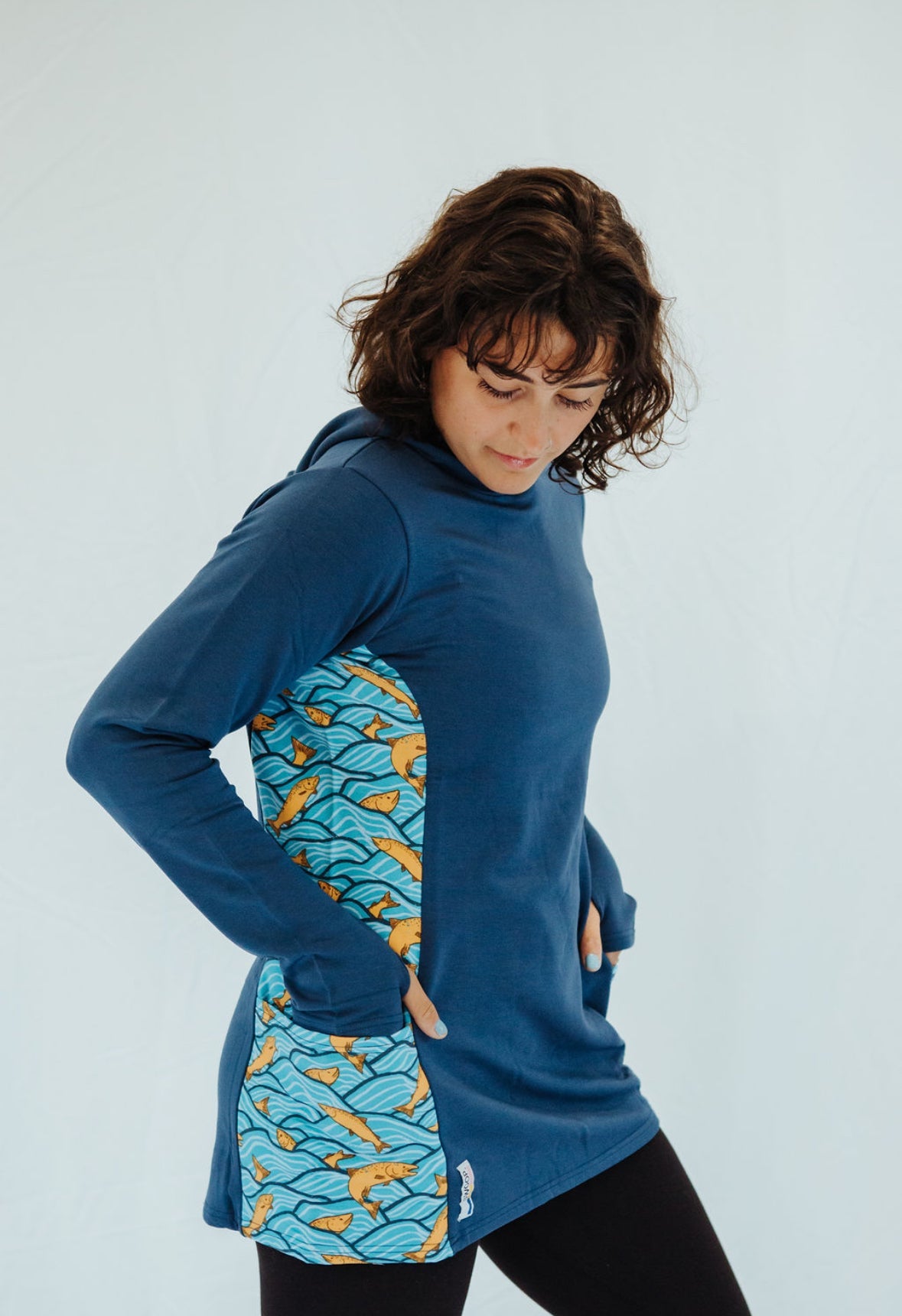 Seaside Blue Fish Tunic