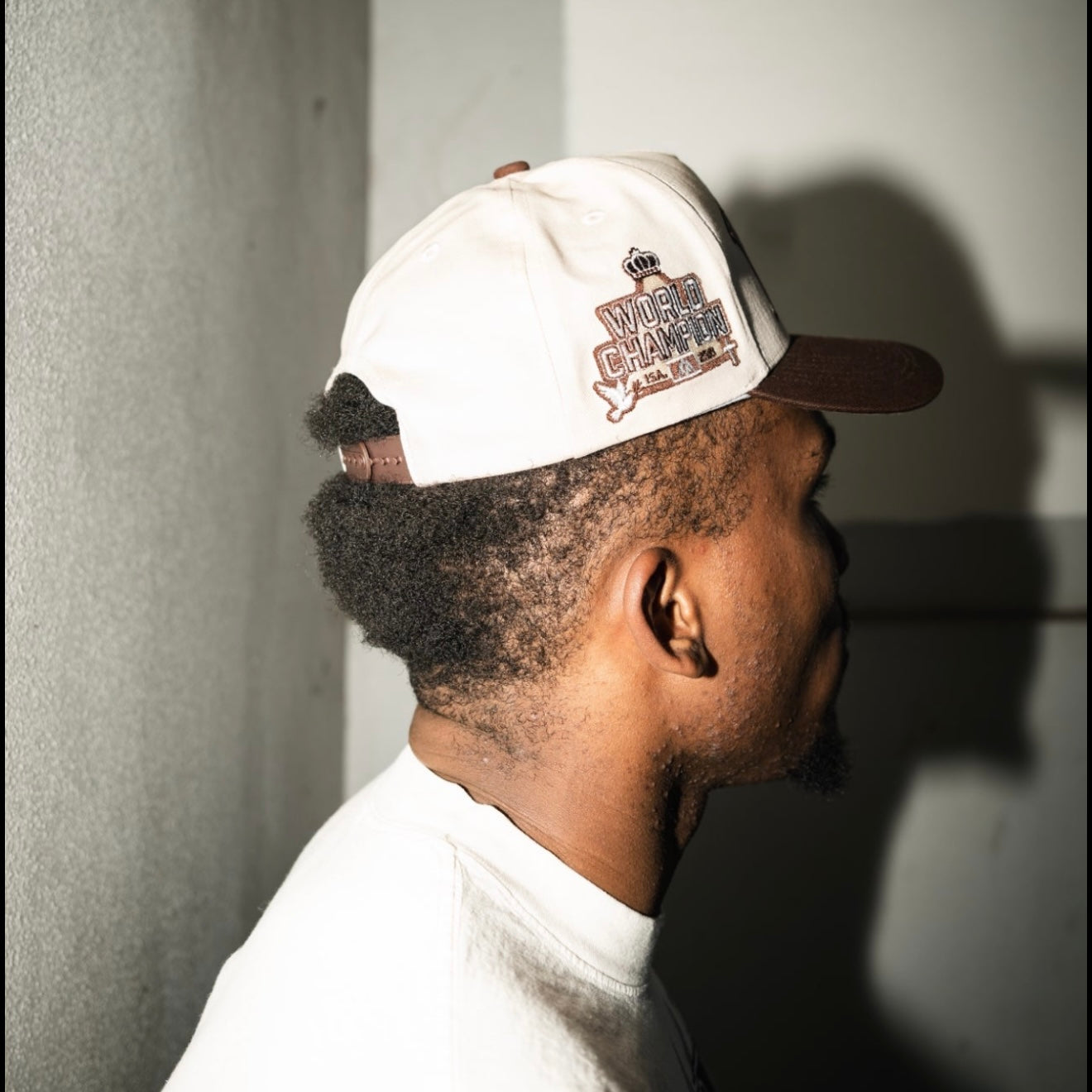 [PRE-ORDER - SHIPS AUGUST 15TH] ‘YHWH’ Structured SnapBack - Cream/Brown