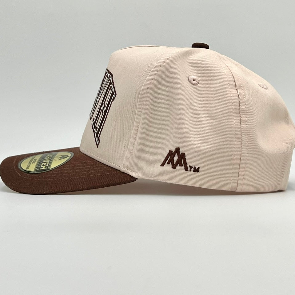 [PRE-ORDER - SHIPS AUGUST 15TH] ‘YHWH’ Structured SnapBack - Cream/Brown