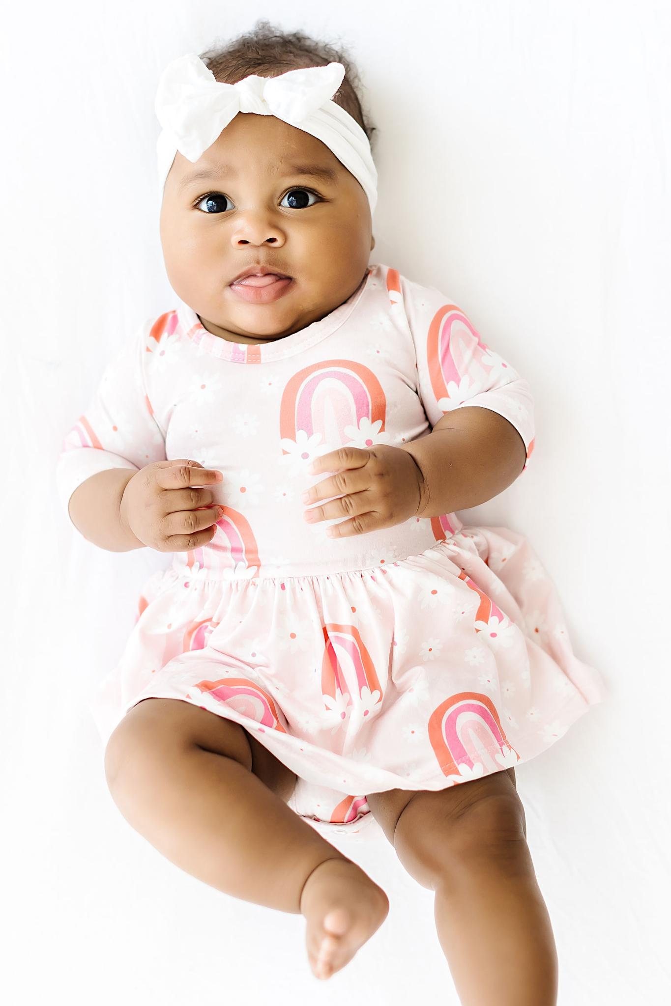 Fun & Flowers Twirl Bodysuit Baby Bodysuit Mila & Rose