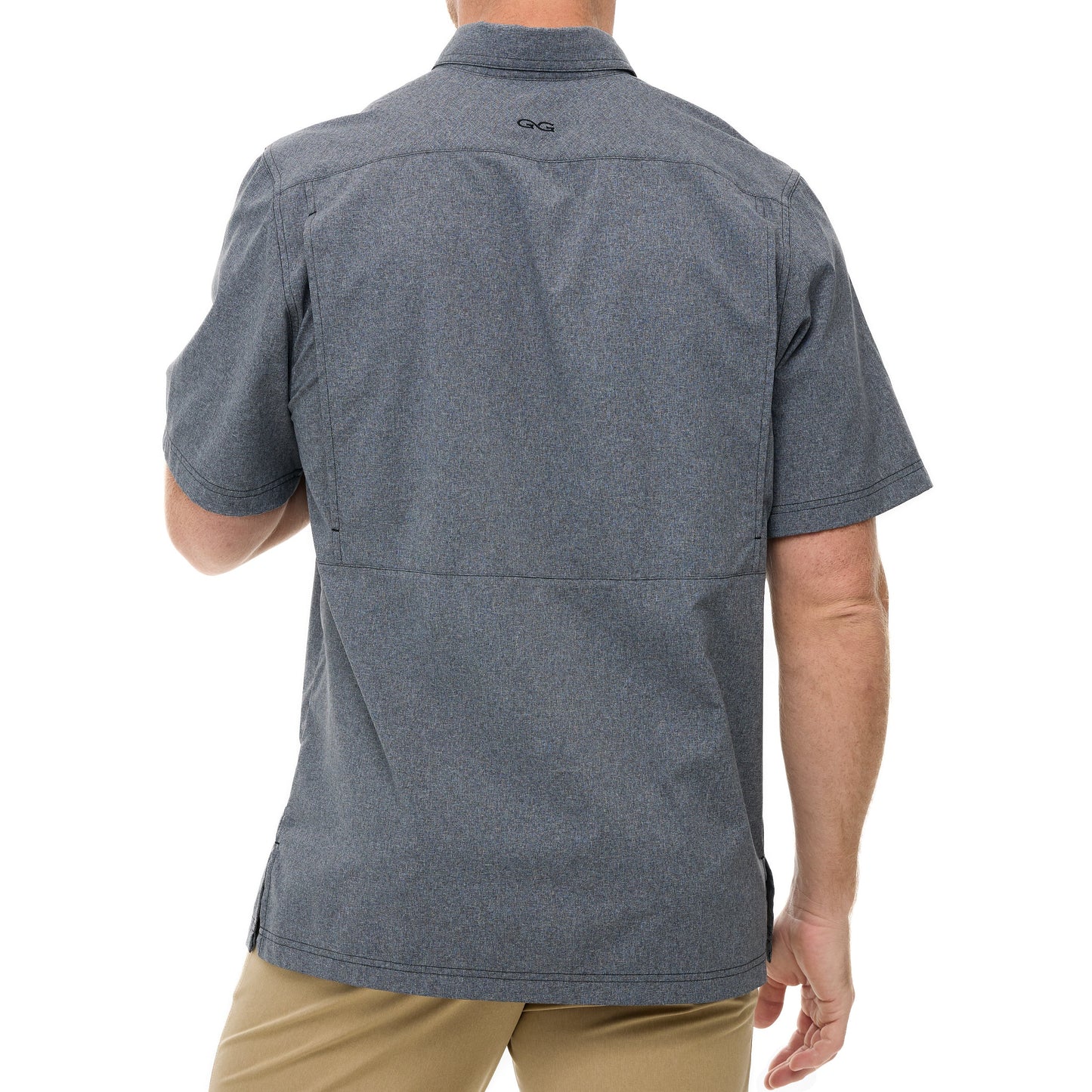 MicroTek Lightweight Microfiber Shirt with UPF 50+ Protection Caviar