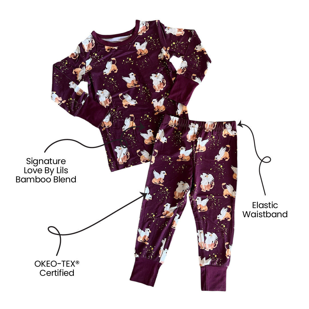 Griffin Bamboo Long Sleeve 2-Piece Set