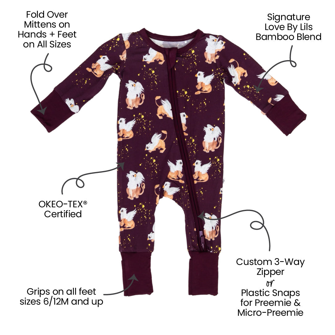 Bamboo Convertible Footie Soft One-Piece Laree + Co.