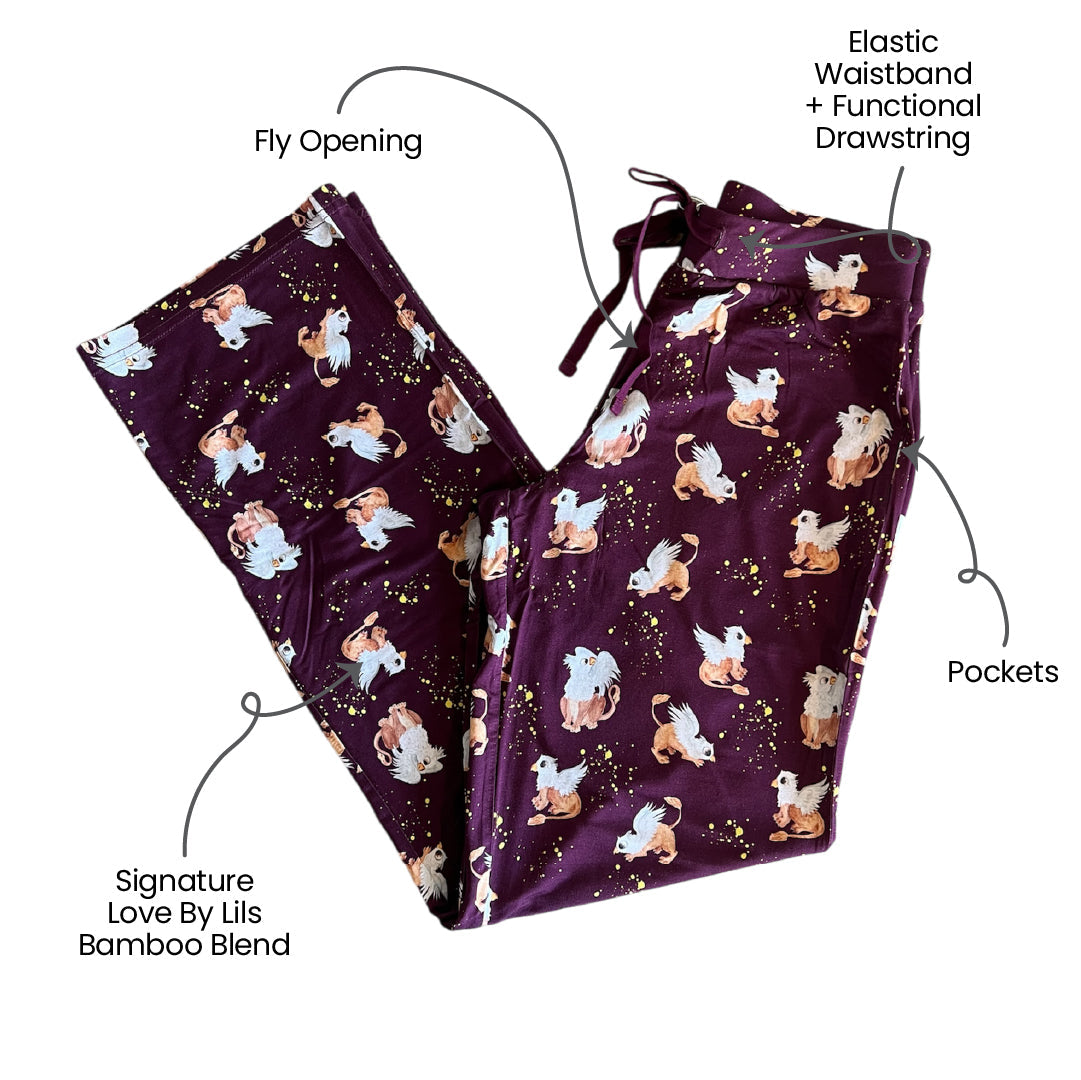 Bamboo Lounge Pants Adult Lounge Pants Griffin