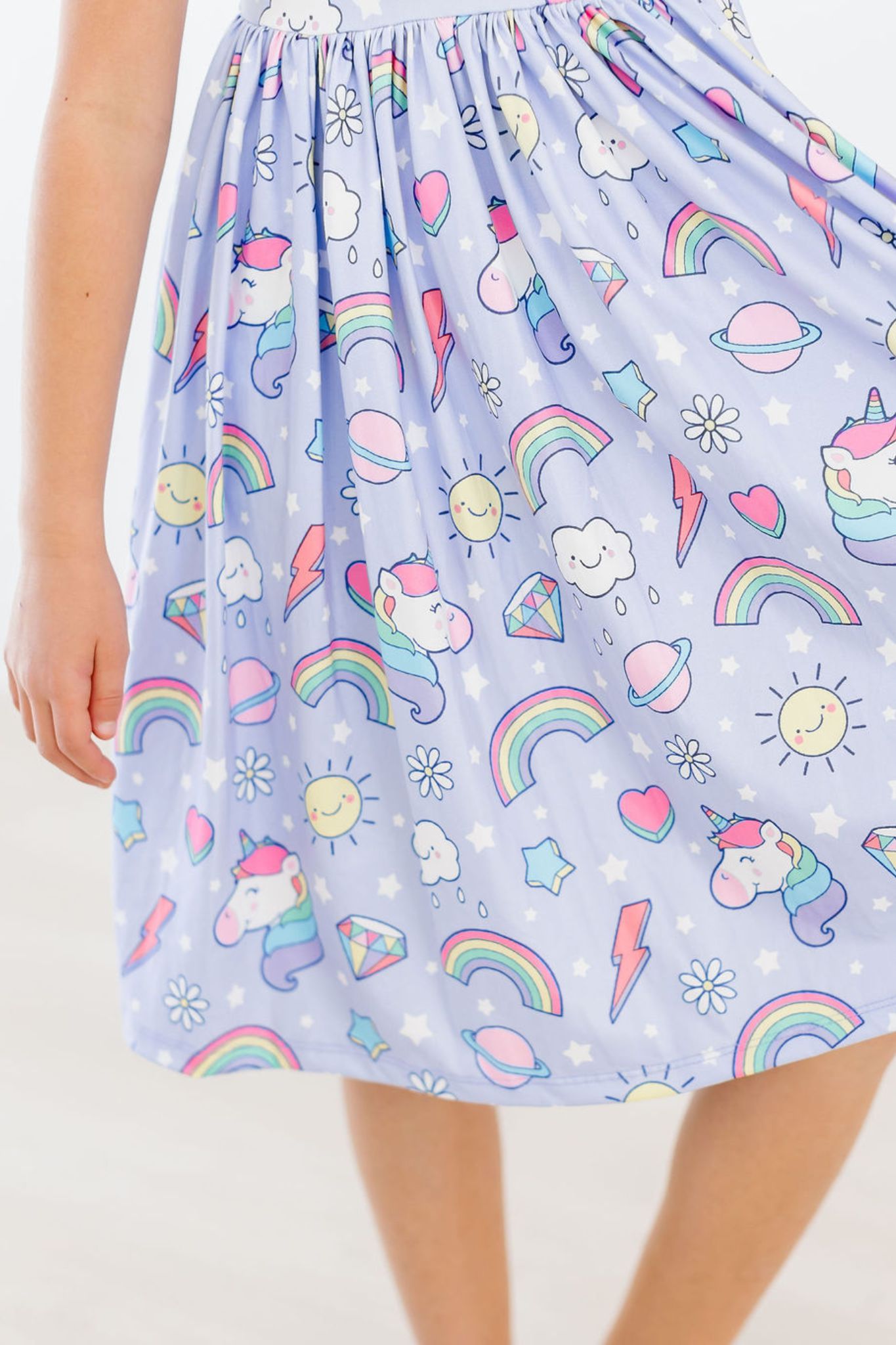 Galactic Unicorns Pocket Twirl Dress S/S Mila & Rose