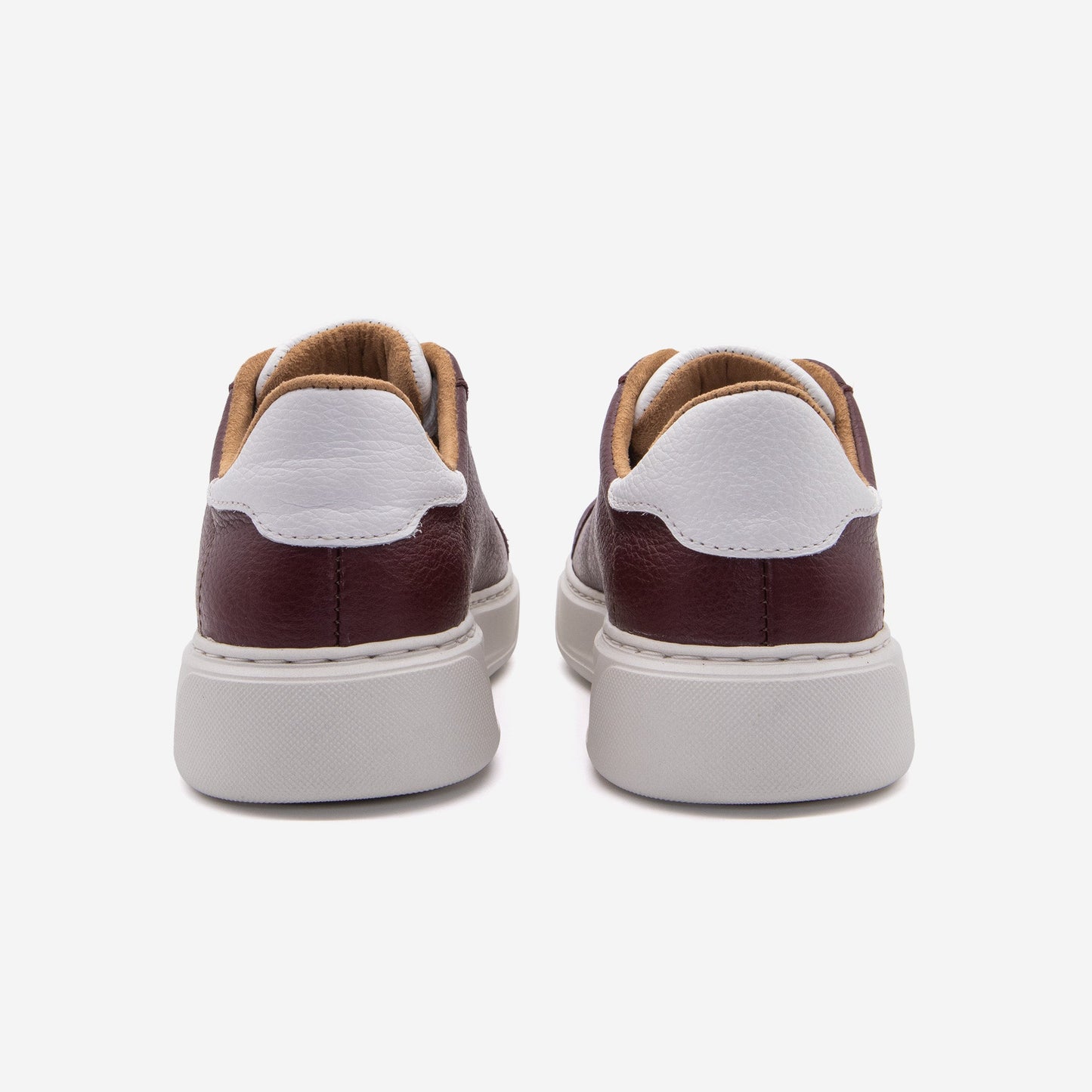 Maroon + White Heritage Gameday Leather Shoes BLKSWN