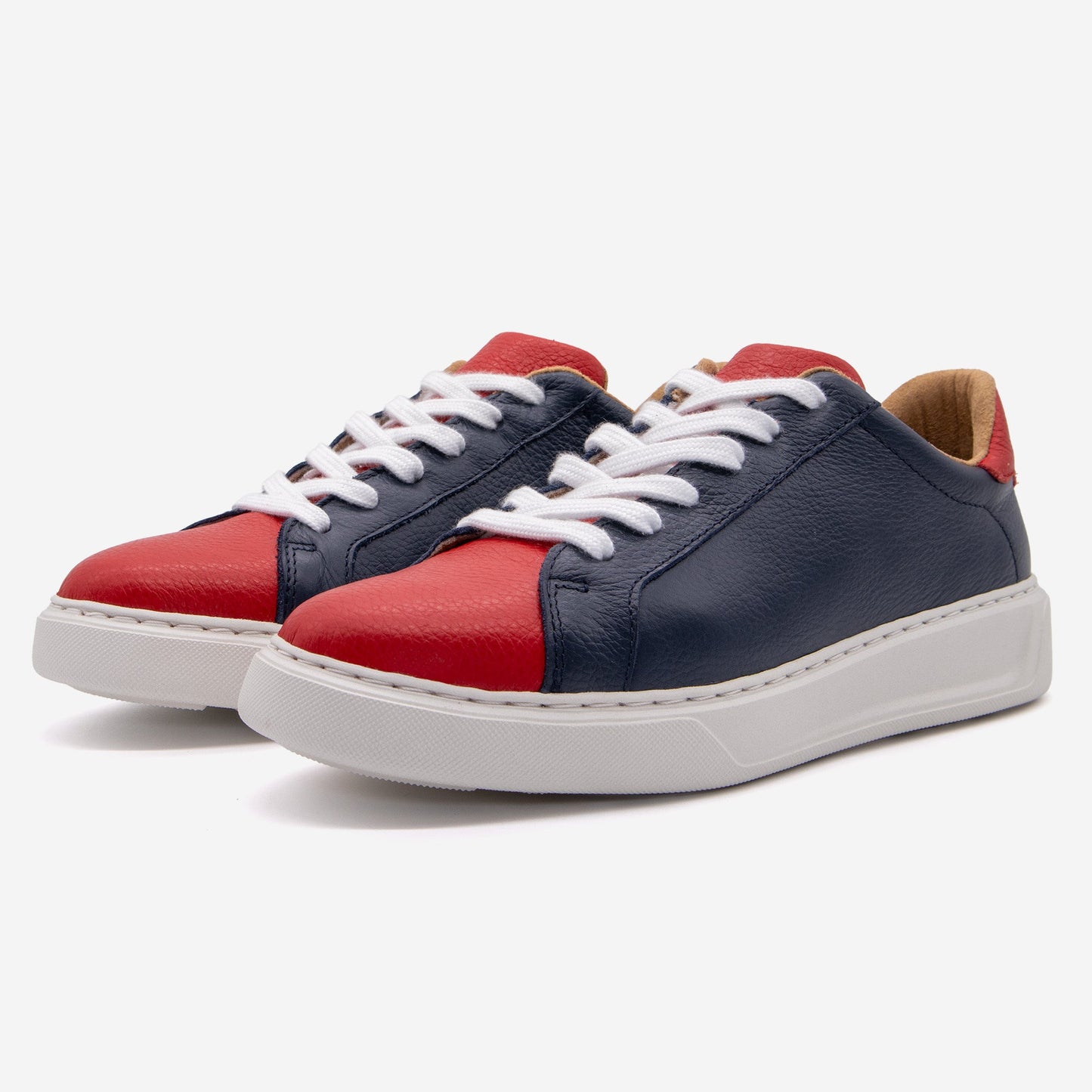Navy Red Leather Gameday Shoes Heritage Gameday