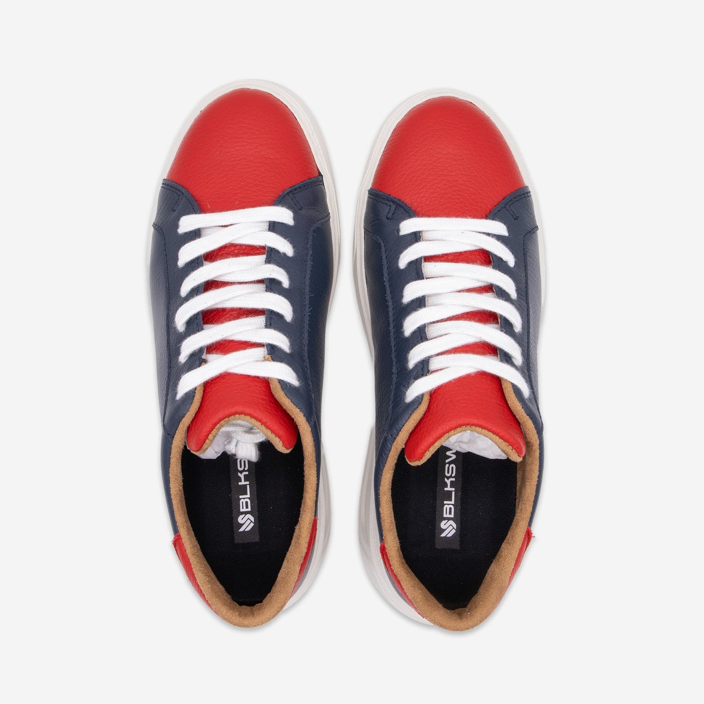 Navy Red Leather Gameday Shoes Heritage Gameday