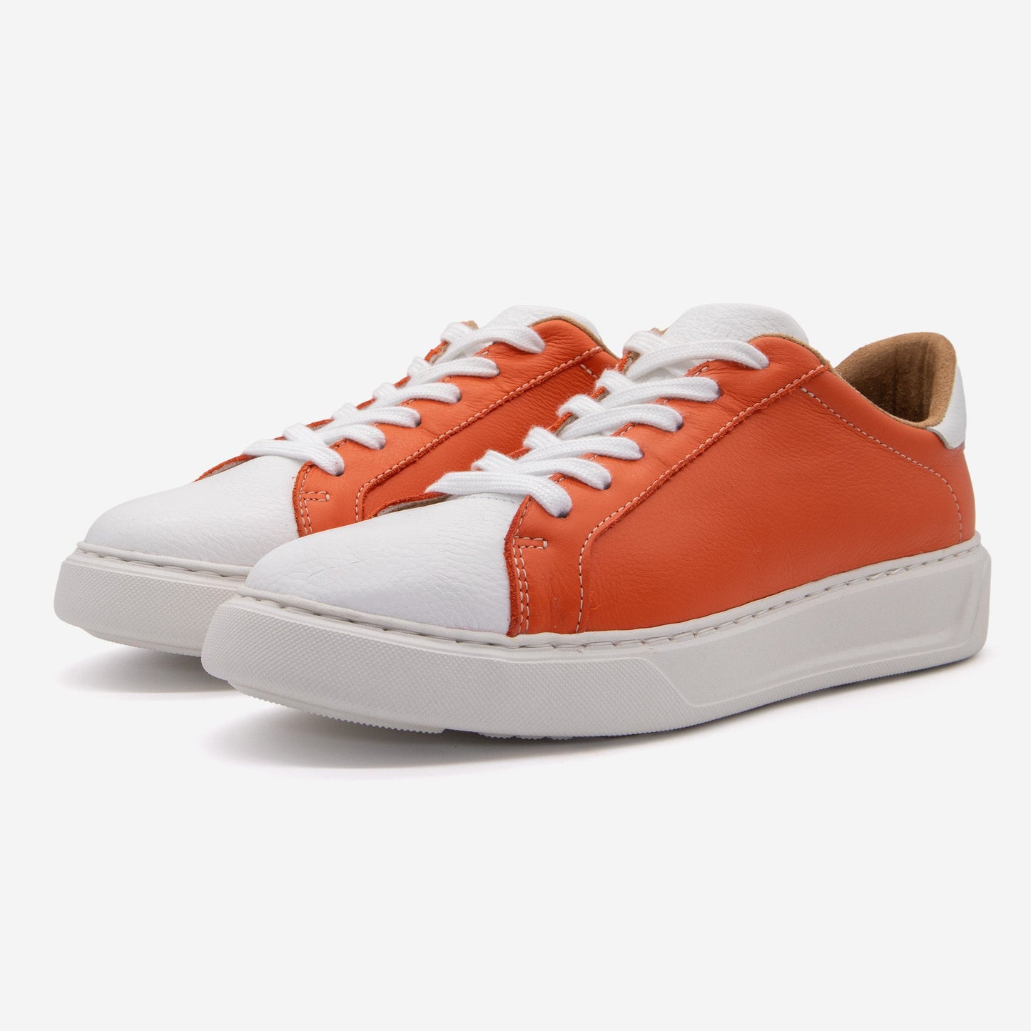 Orange + White Heritage Gameday Shoes BLKSWN