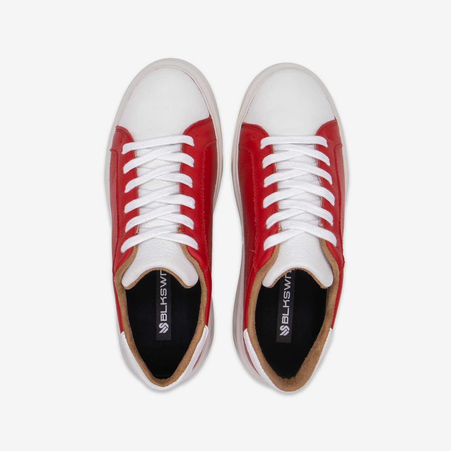 Red Berry + White Bold Leather Gameday Shoes Heritage