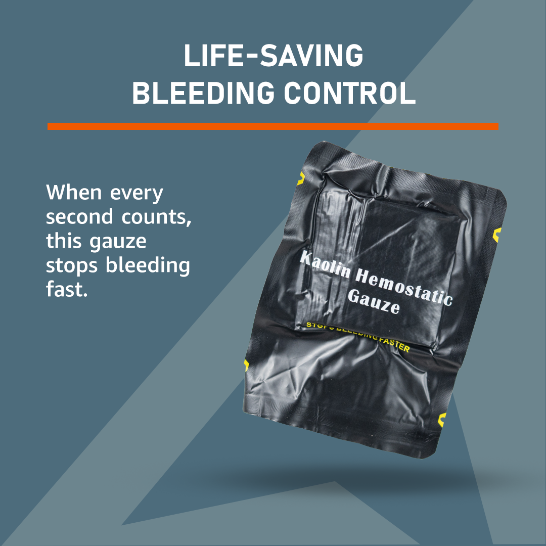 Hemostatic Rapid Clotting Gauze Emerge Survival