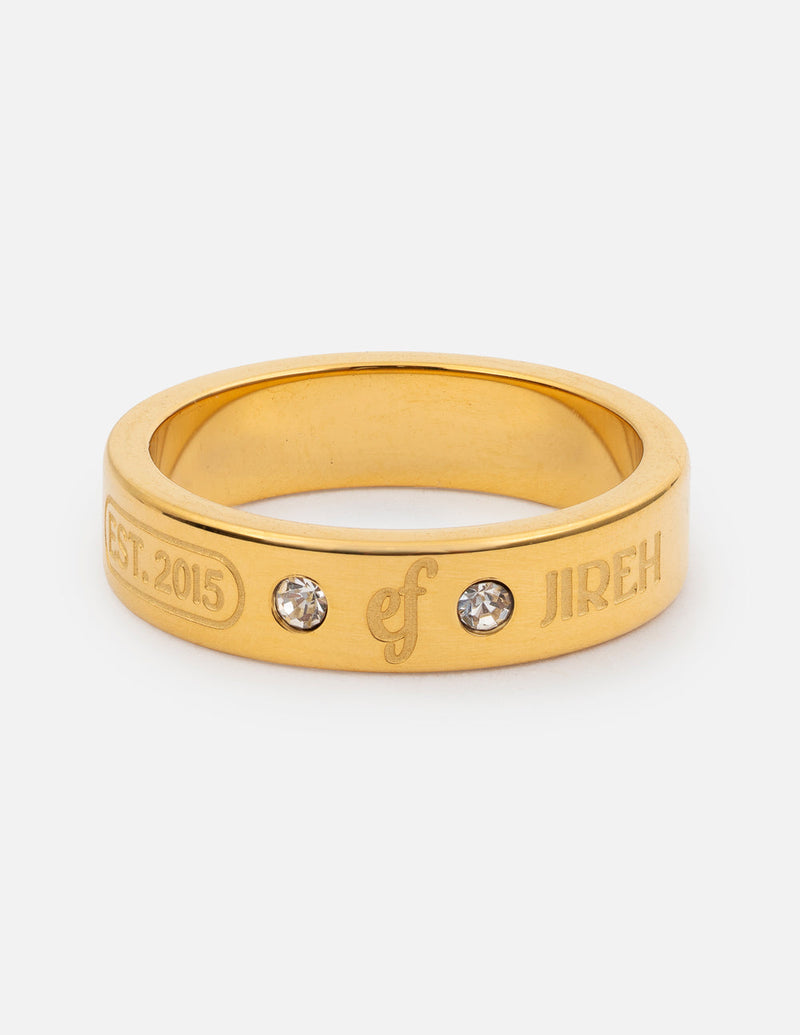 Gemstone Logo Ring Limited Edition Ring Elevated Faith