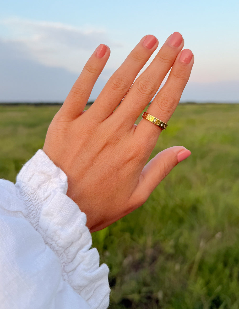 Gemstone Logo Ring Limited Edition Ring Elevated Faith