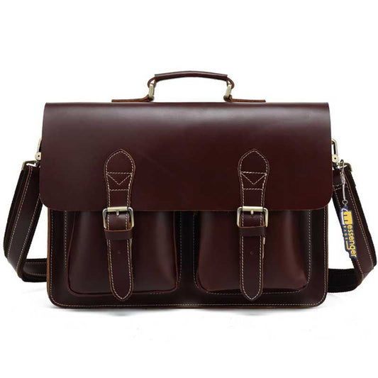 Genuine Leather Messenger Bag