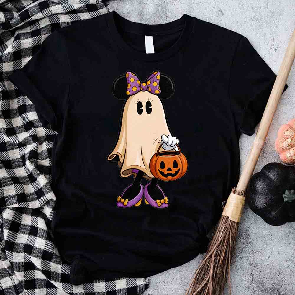Ghost Couple Spooky Halloween Shirts Cute Fall Matching Shirt