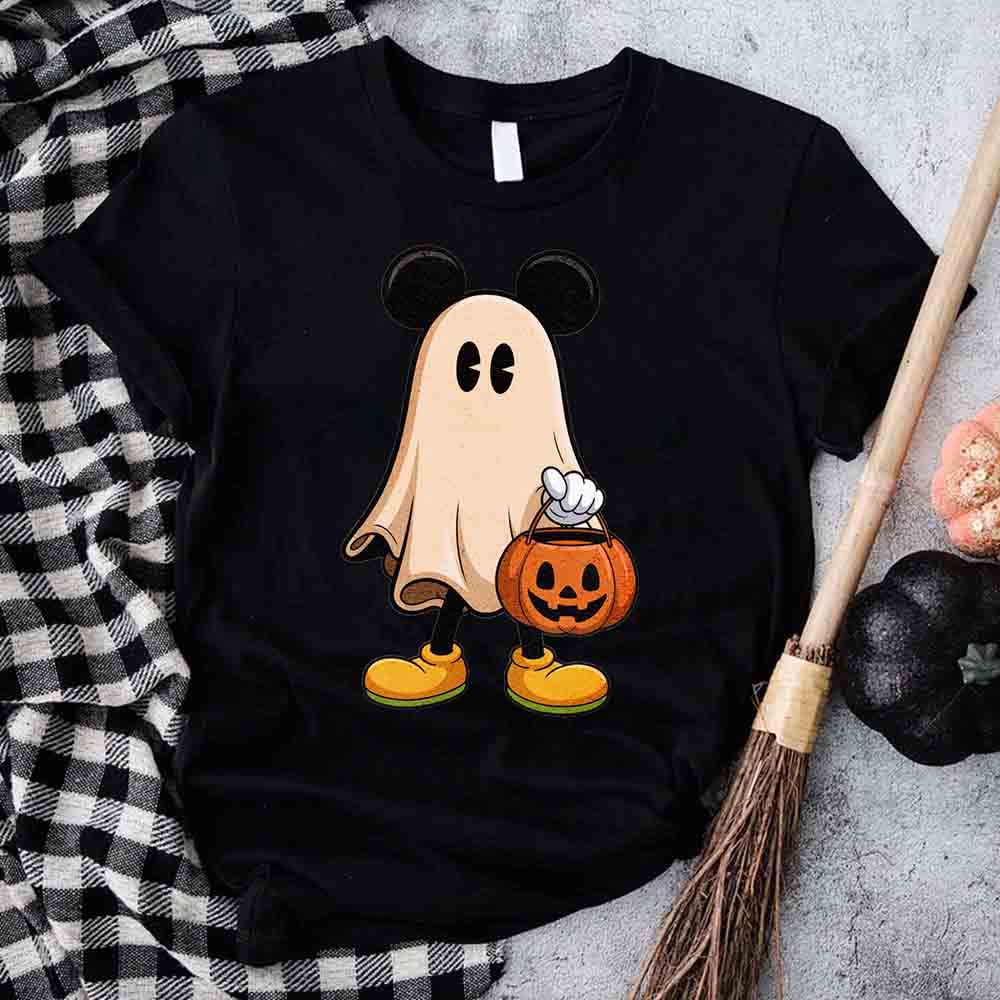 Ghost Couple Spooky Halloween Shirts Cute Fall Matching Shirt