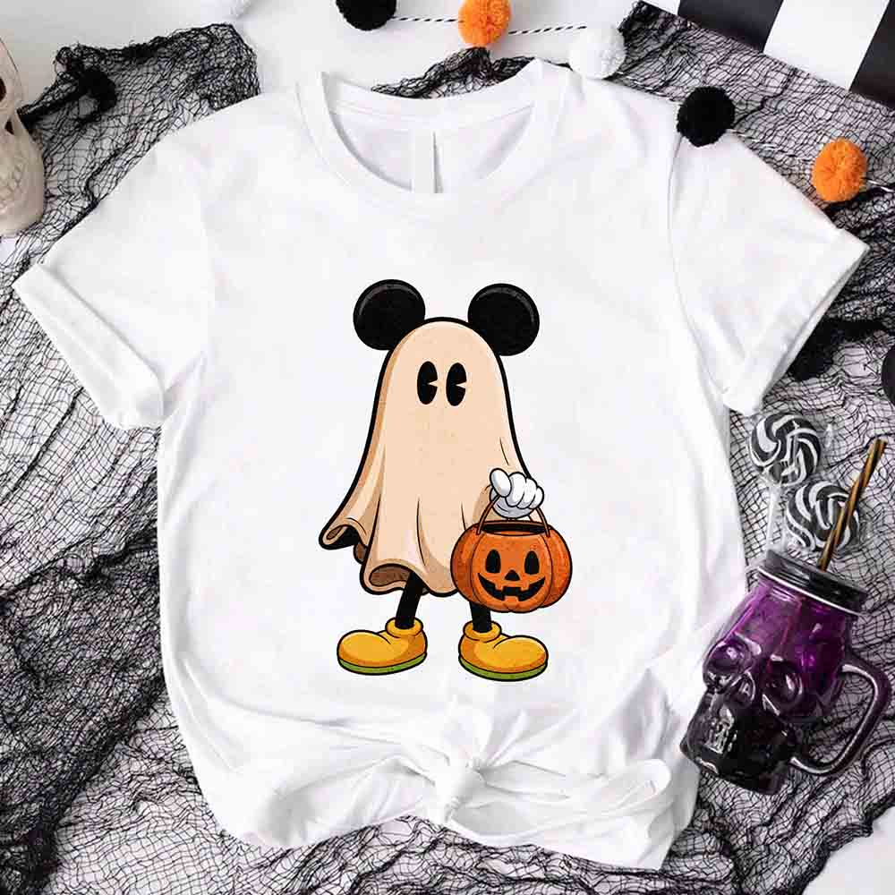 Ghost Couple Spooky Halloween Shirts Cute Fall Matching Shirt