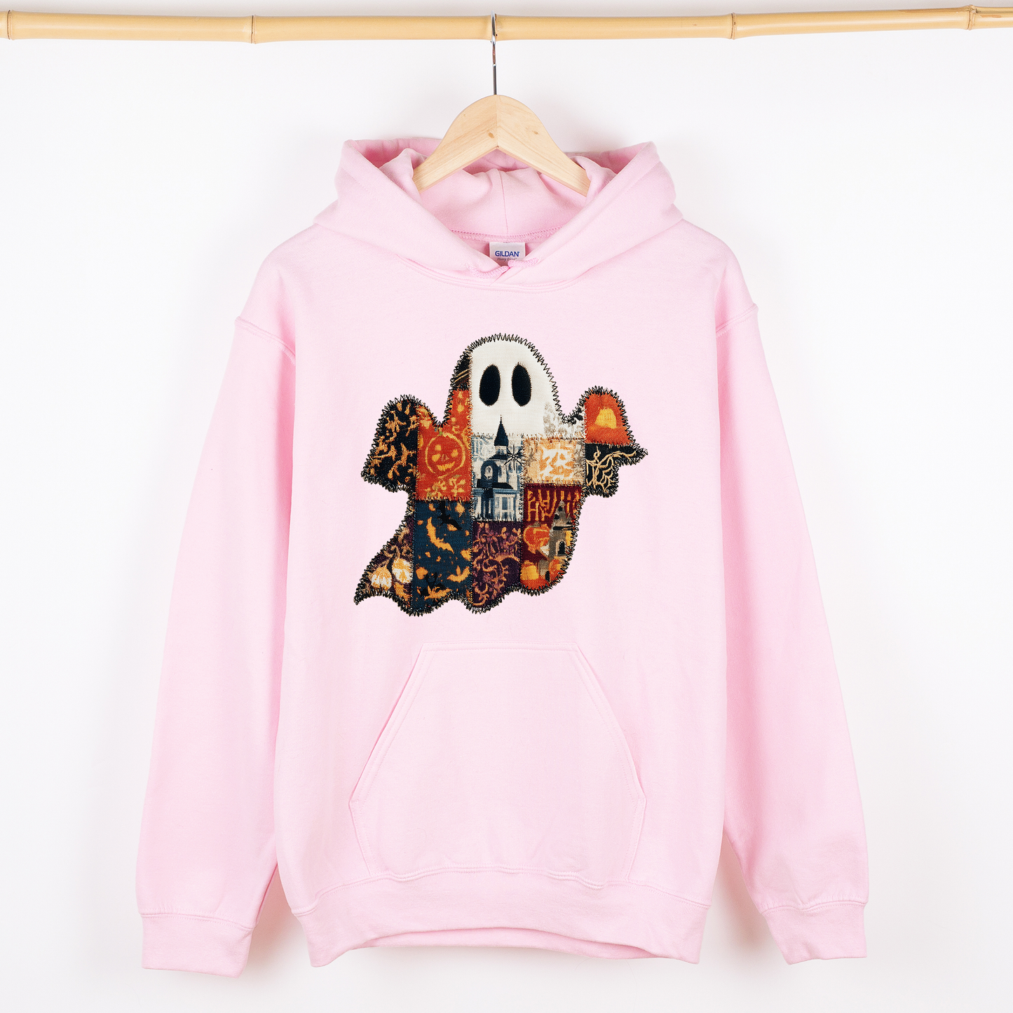 Ghost Faux Quilt Classic Graphic Hoodie Hooded Sweatshirt Refinery Number One