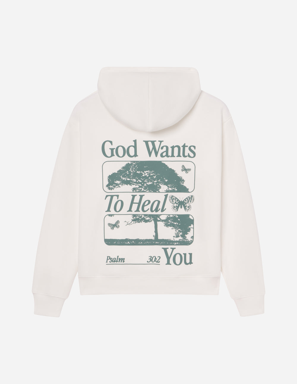 God Heals Unisex Hoodie Relaxed Fit Stalactite
