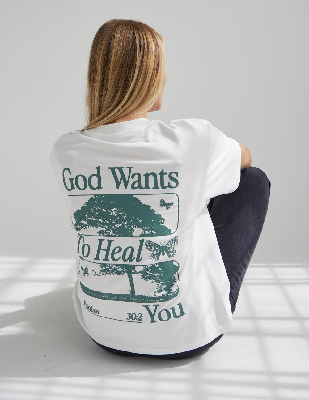 God Heals Oversized Unisex Tee