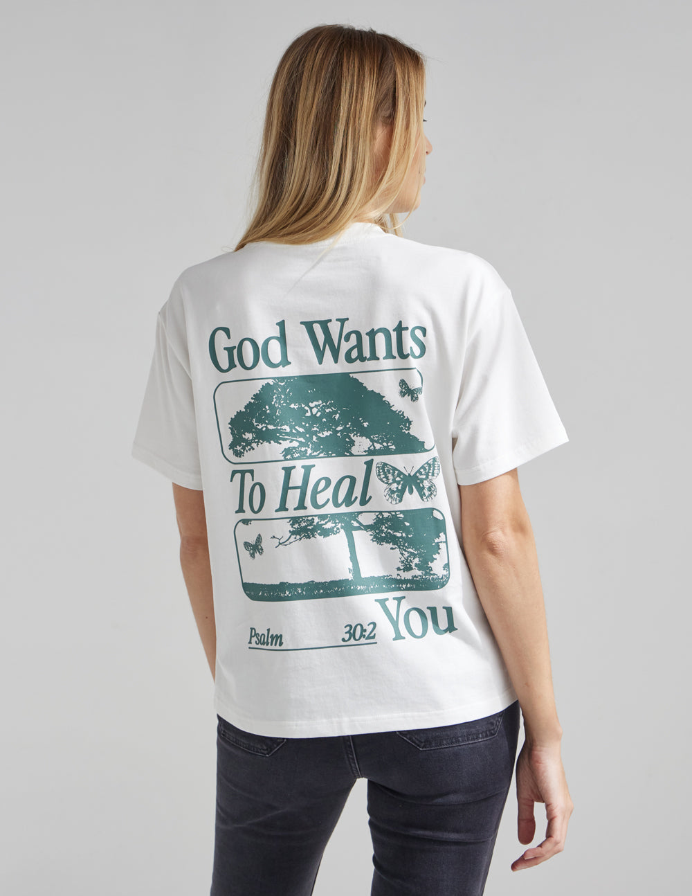 God Heals Oversized Unisex Tee