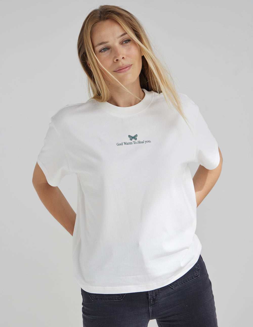 God Heals Oversized Unisex Tee