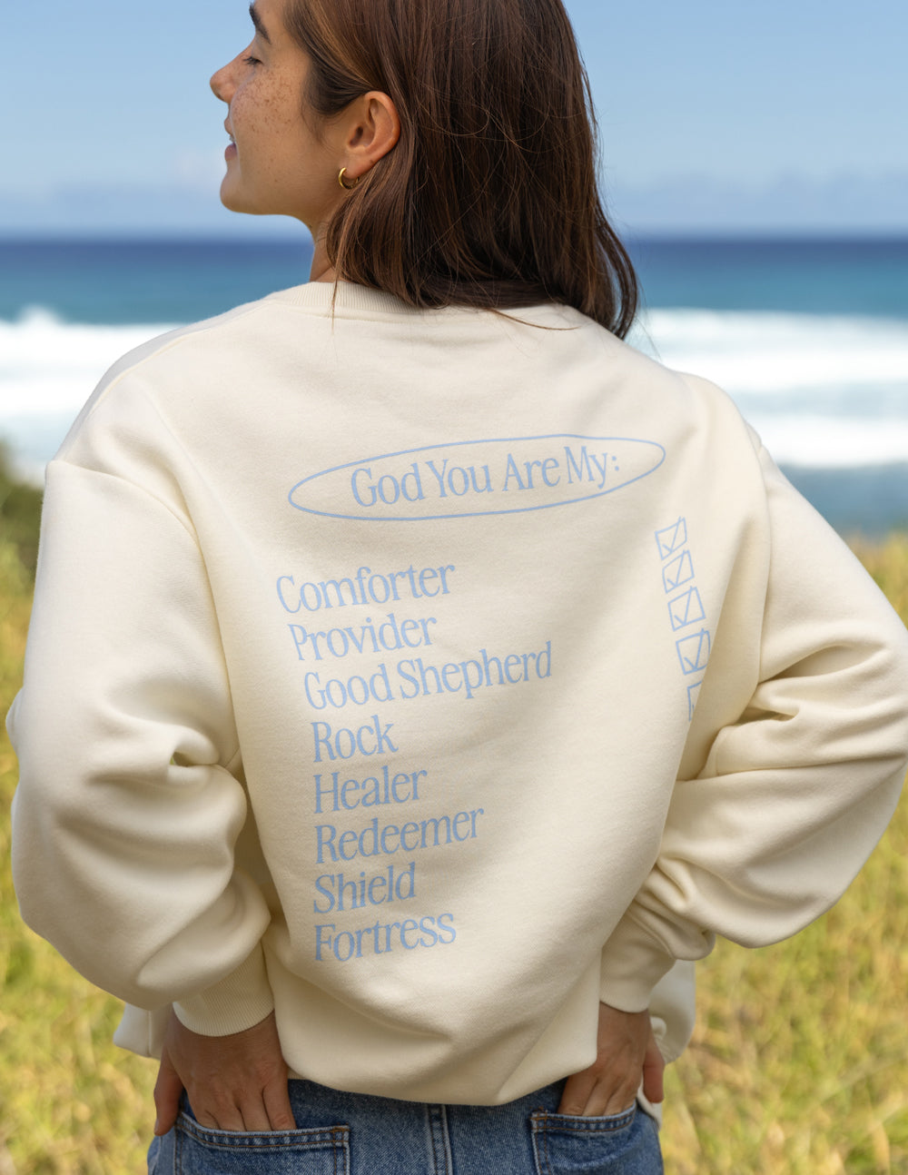 God Is My Everything Warm Vanilla Unisex Crewneck