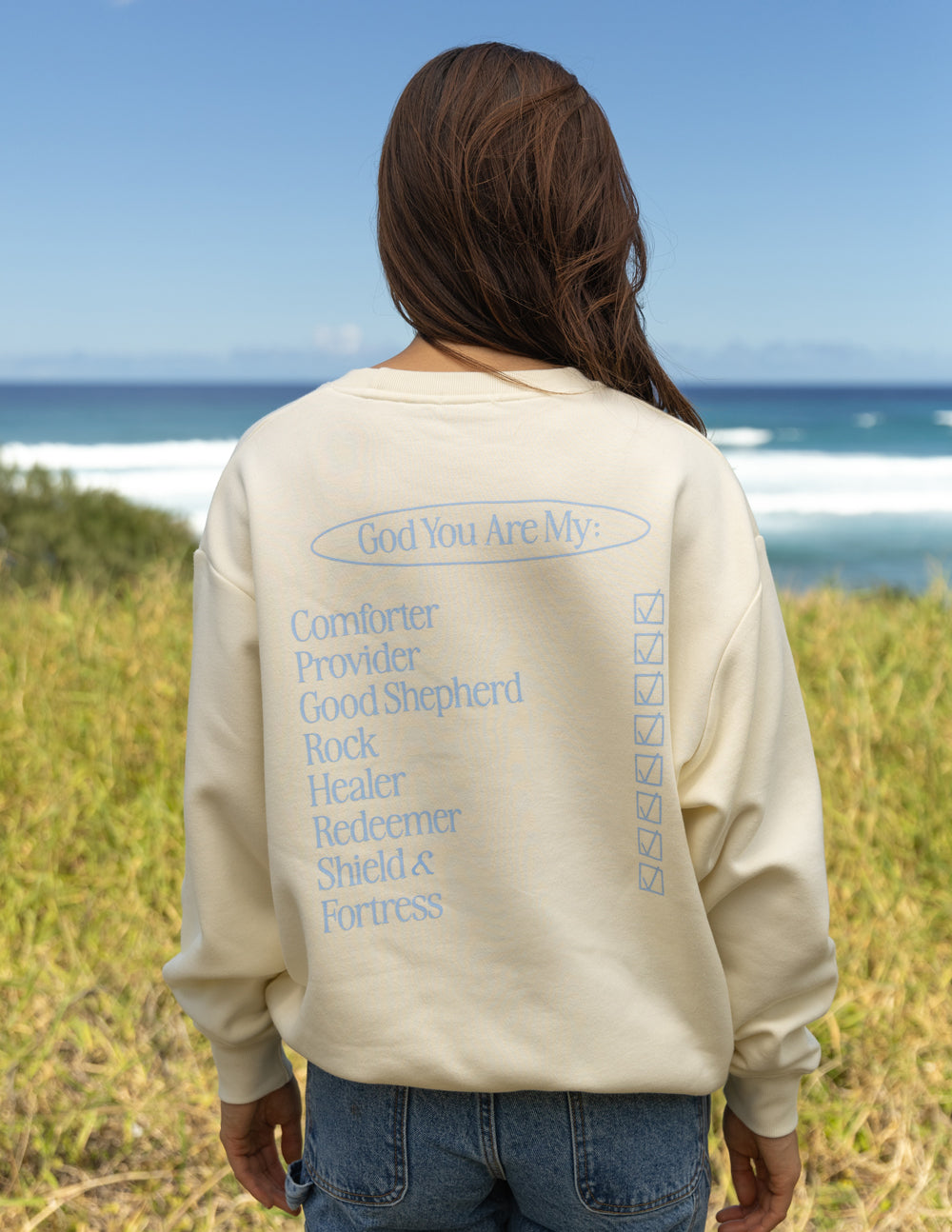 God Is My Everything Warm Vanilla Unisex Crewneck
