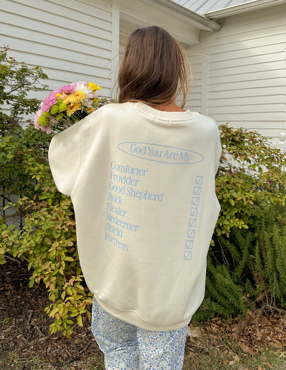 God Is My Everything Warm Vanilla Unisex Crewneck