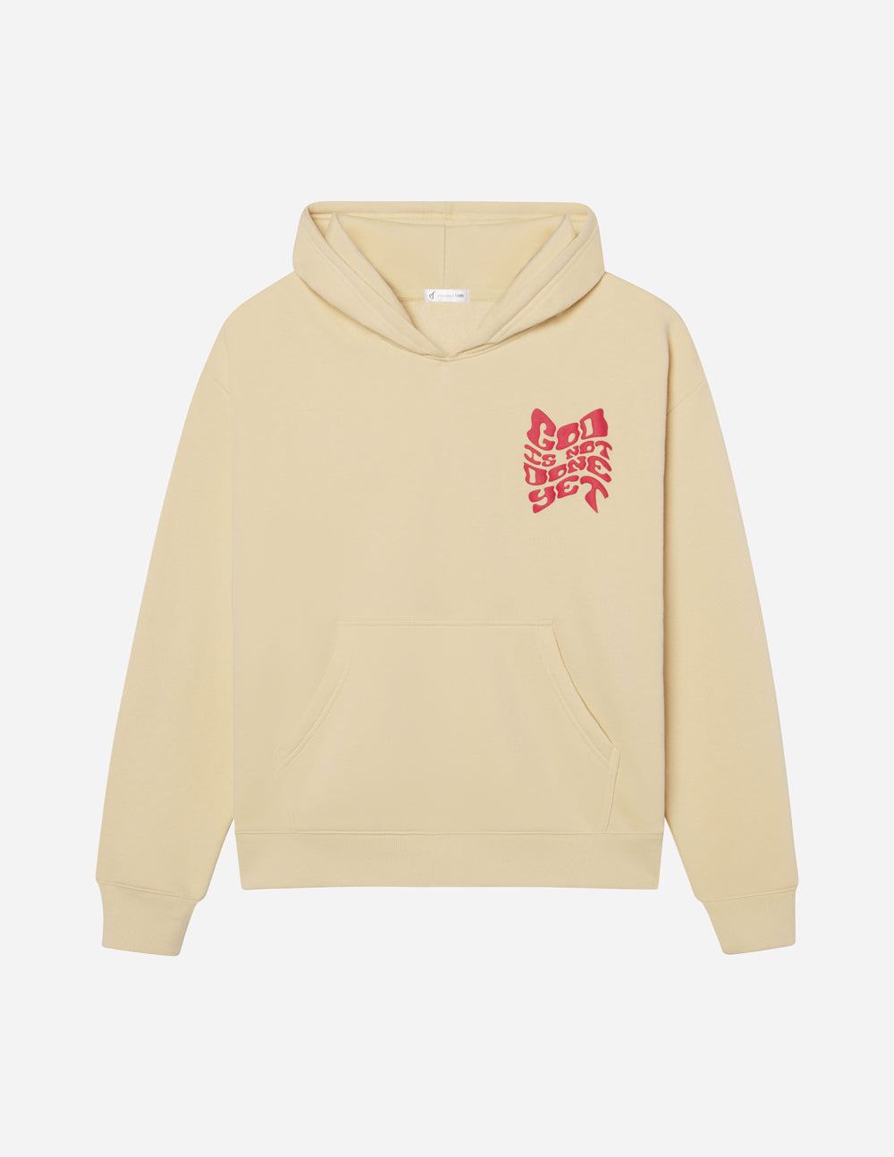 God Is Not Done Yet Custard Unisex Hoodie