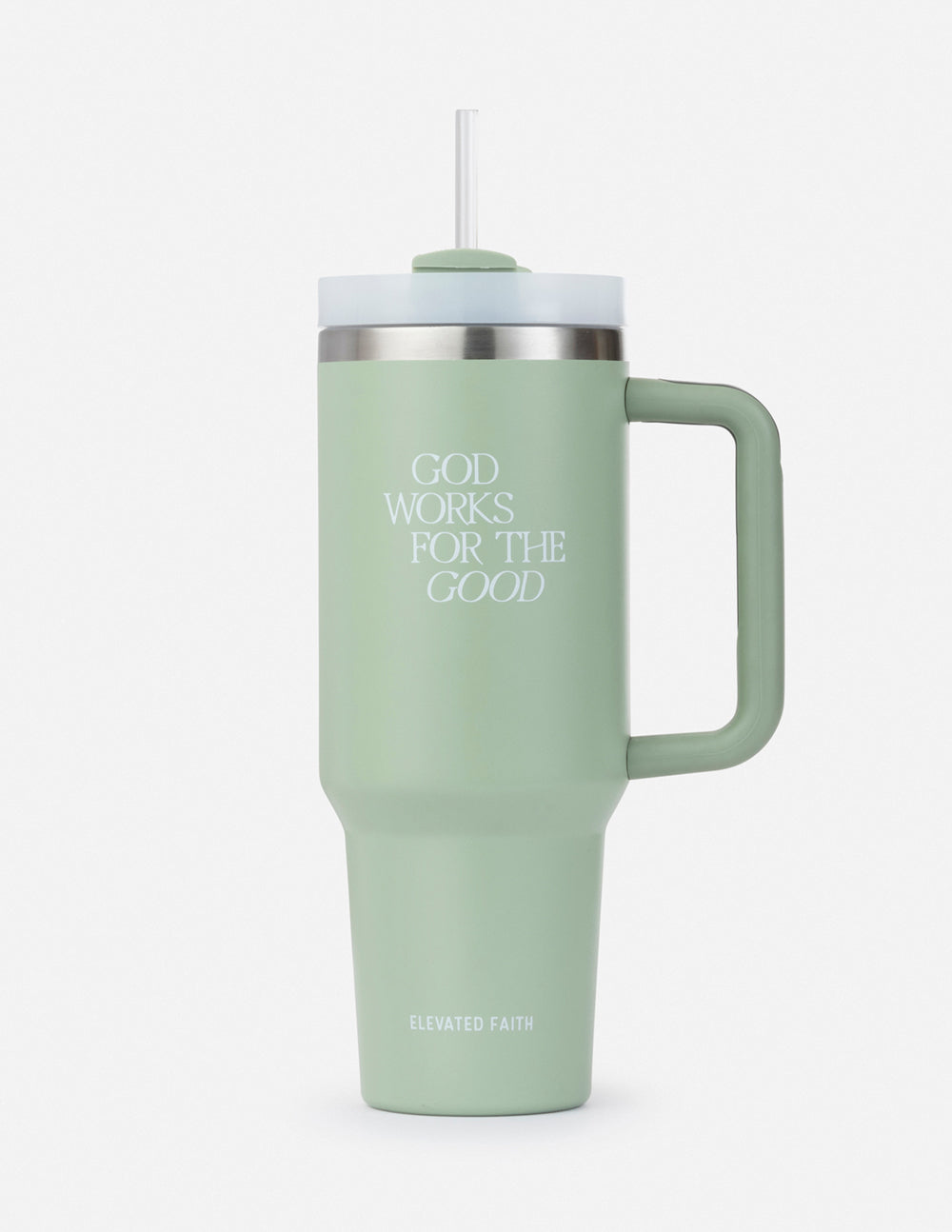 God Works for the Good 40 oz Stainless Steel Tumbler