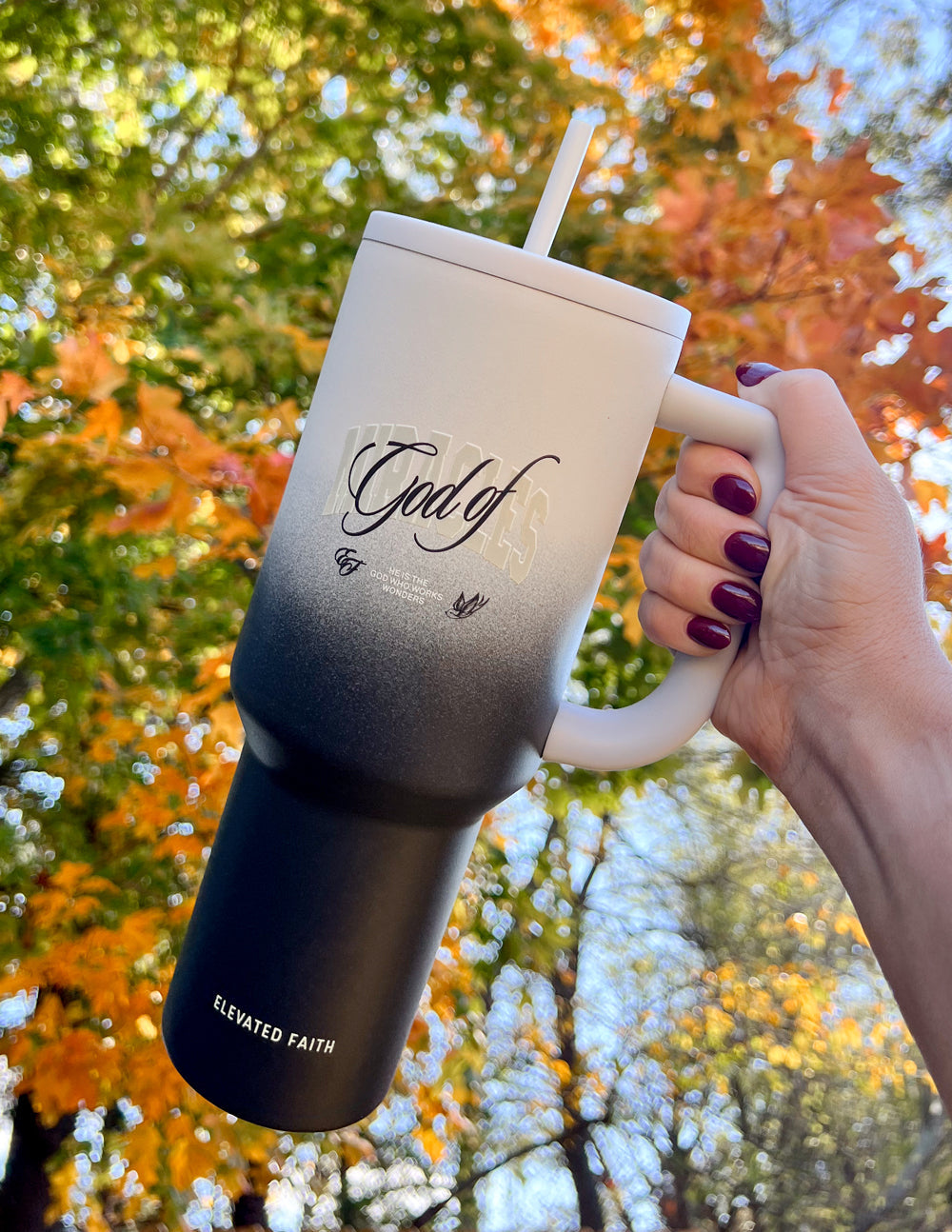God of Miracles 40 oz Ascend Tumbler Stainless Steel