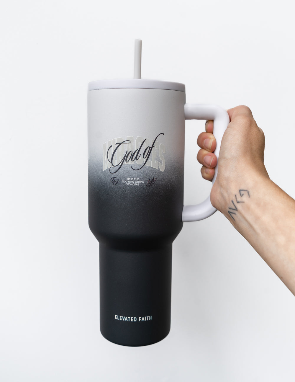 God of Miracles 40 oz Ascend Tumbler Stainless Steel