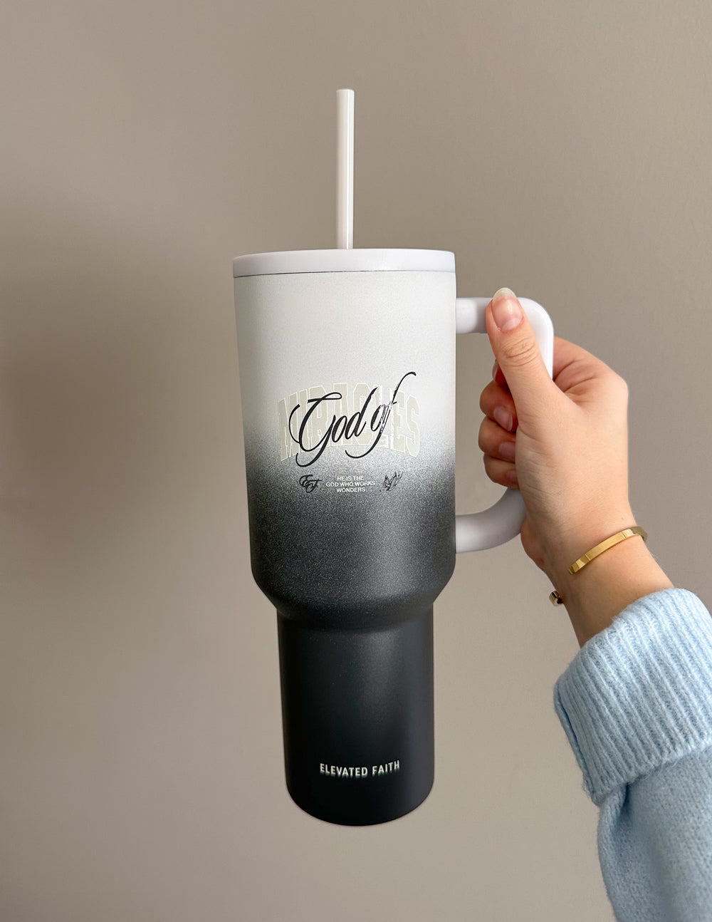 God of Miracles 40 oz Ascend Tumbler Stainless Steel
