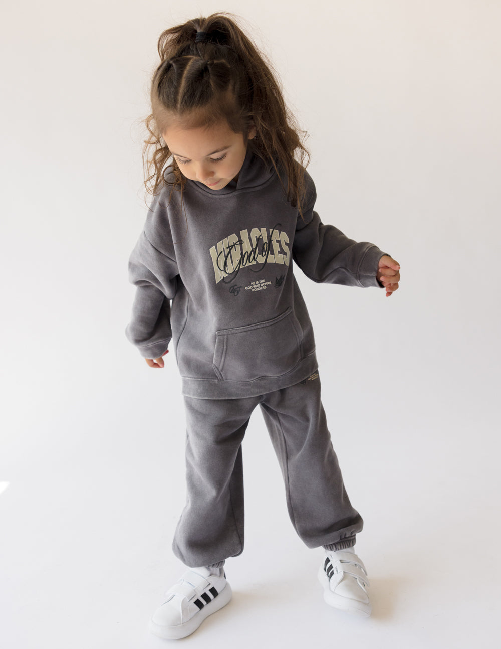 Kids Hoodies Oversized Fit God of Miracles