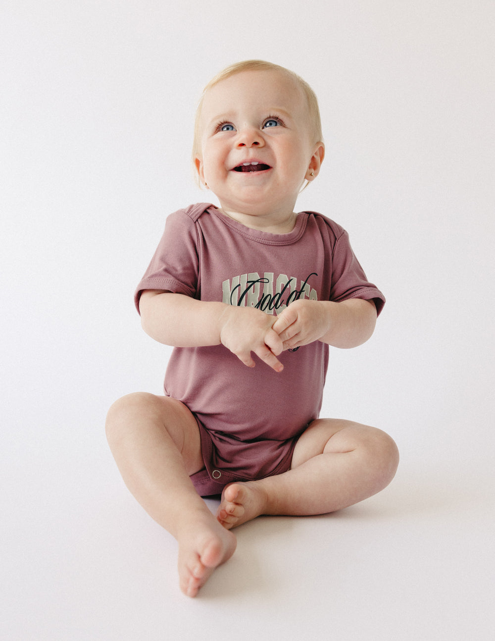 God of Miracles Vintage Rose Bamboo Onesie