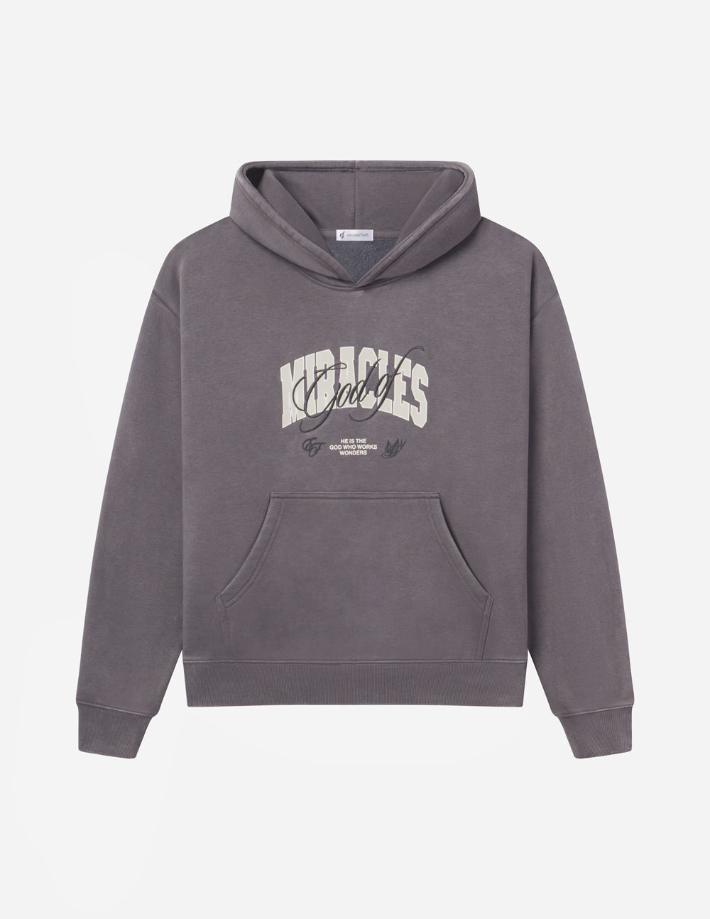 God of Miracles Grey Mist Unisex Hoodie