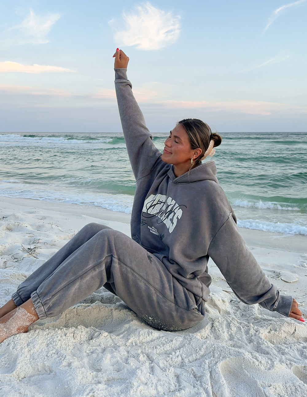 God of Miracles Grey Mist Unisex Hoodie