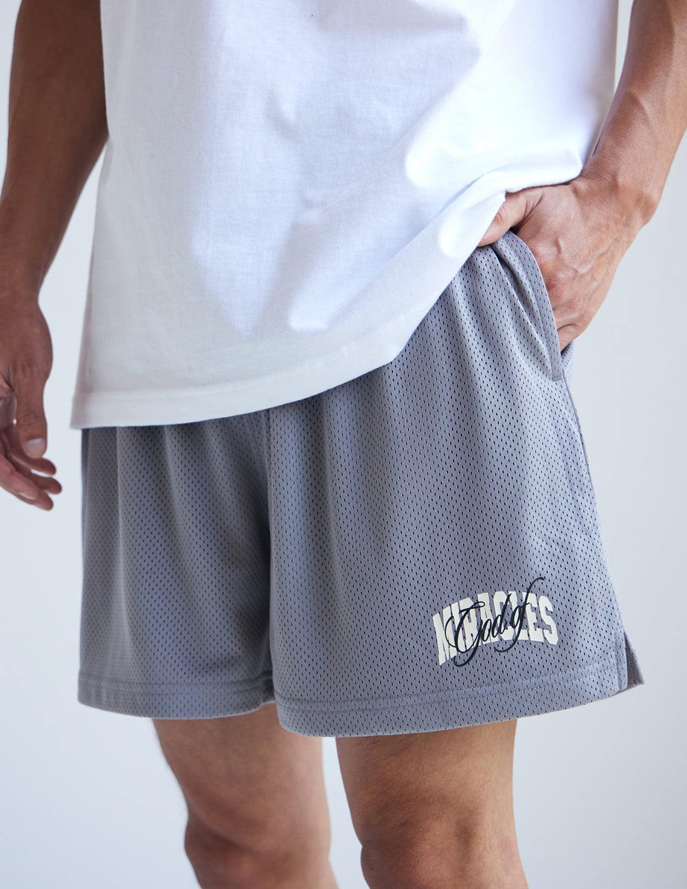 Unisex Mesh Short Ultra Breathable 150 GSM Polyester God of Miracles
